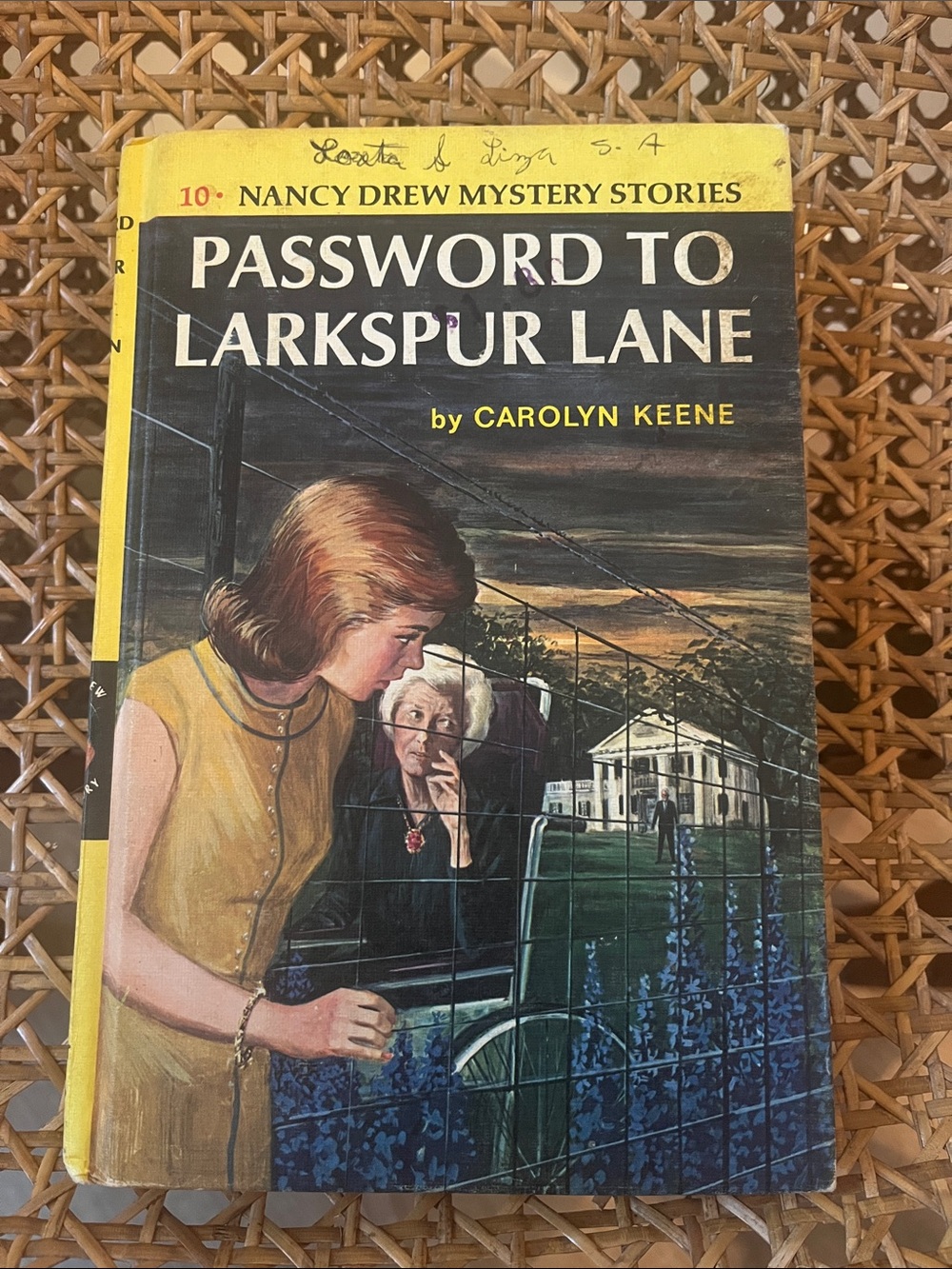 Nancy Drew Mystery: Password to Larkspur Lane - Yellow & Black Cover